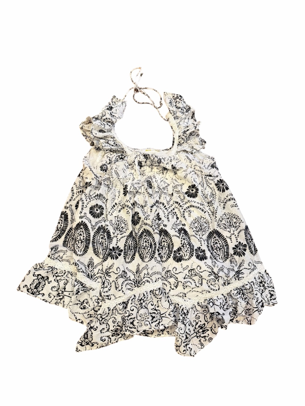 maeve flutter sleeve babydoll mini dress curvy plus 1X